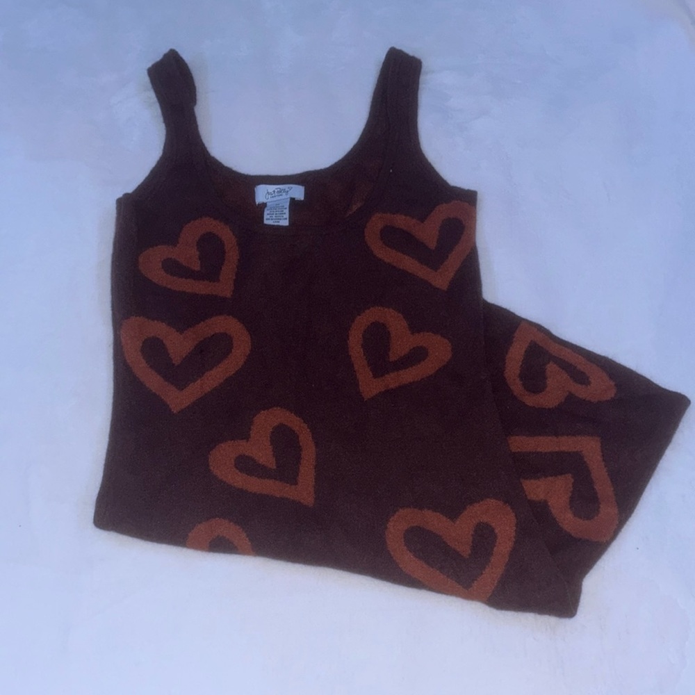 Just Polly brown heart dress